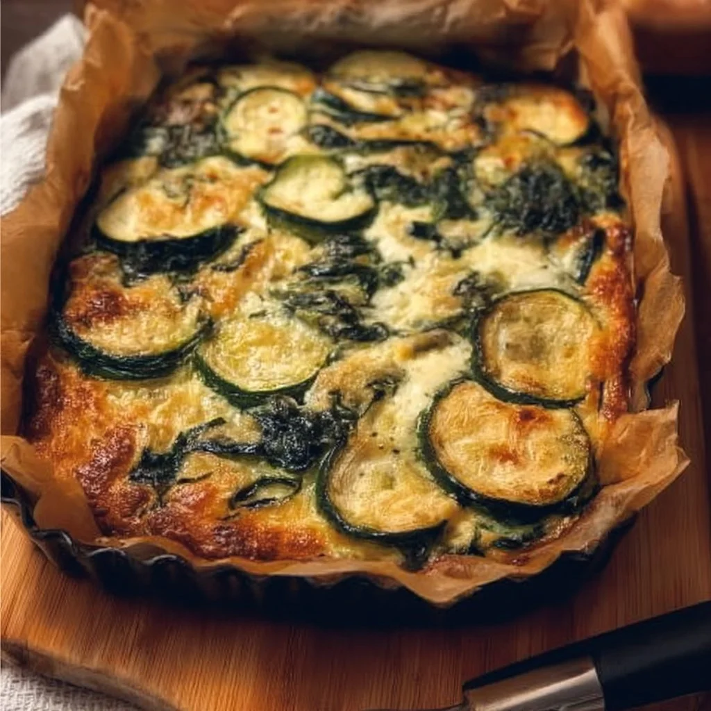 Zucchini and Spinach Pie | Keto Recipes