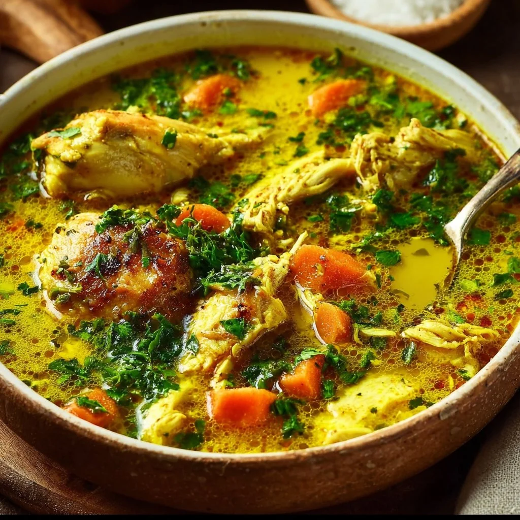 Anti Inflammatory Turmeric Chicken Soup