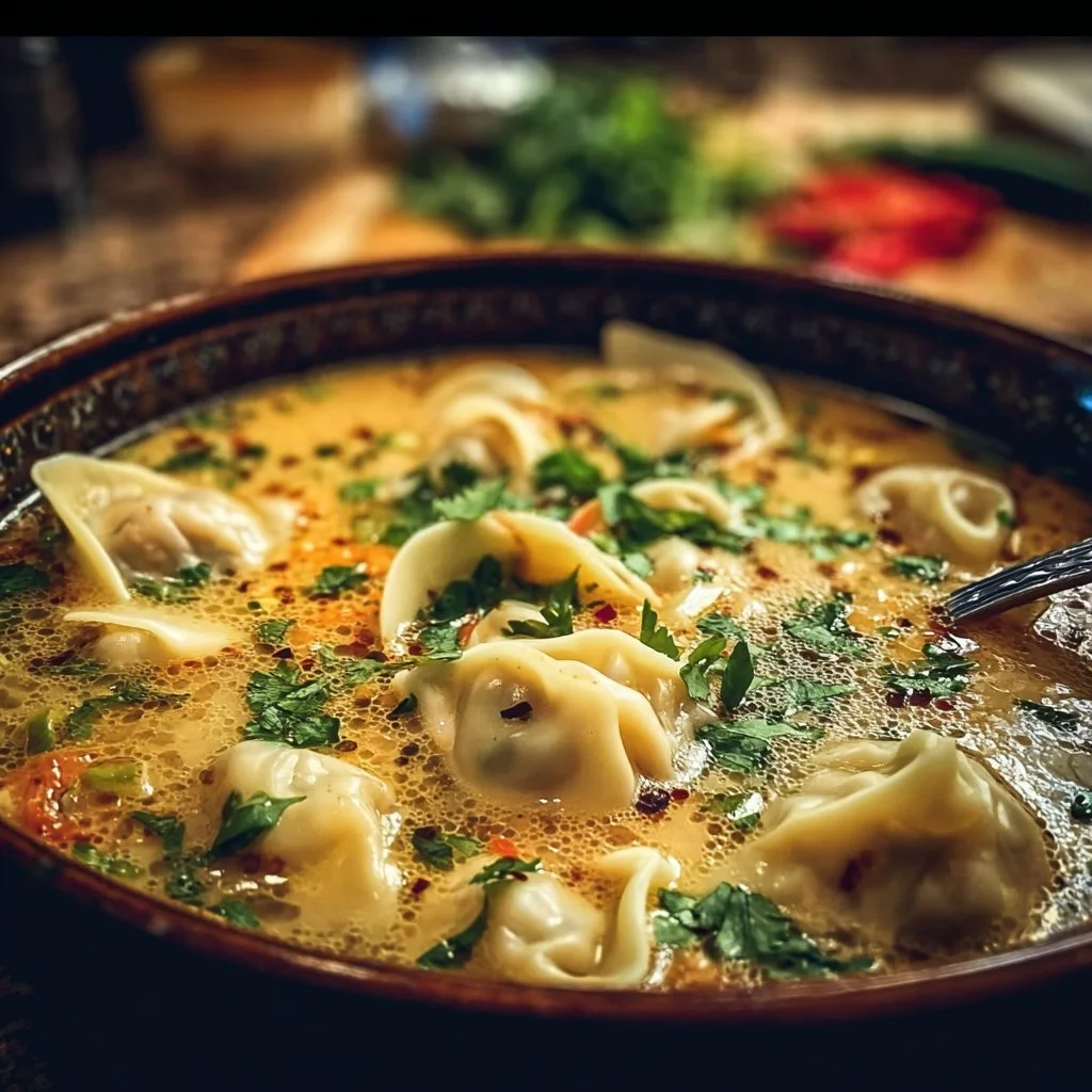 Comforting Thai Potsticker Soup for Cozy Nights In