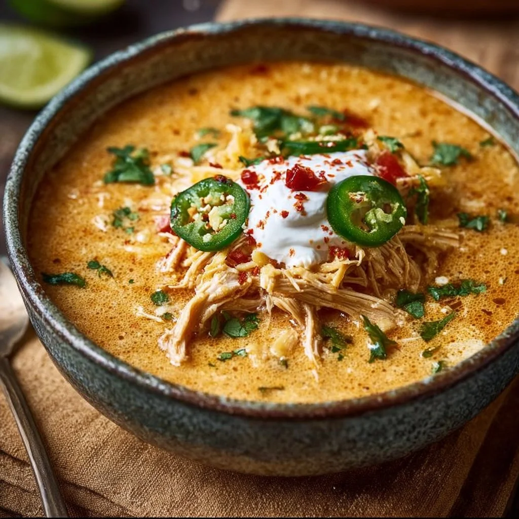 Creamy Chicken Enchilada Soup