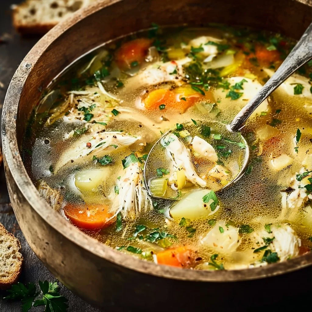 Easy and Healthy Homemade Chicken Soup