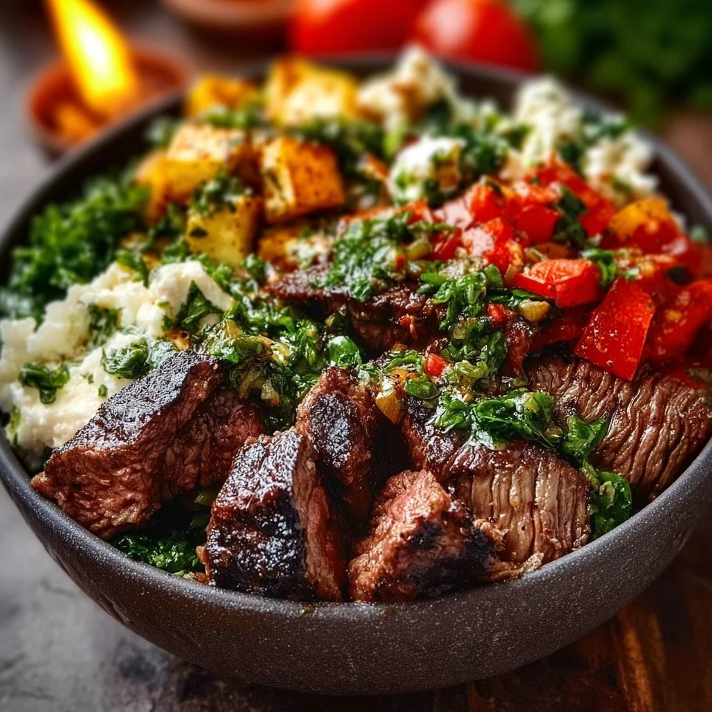 Mediterranean Steak Bowl Recipe