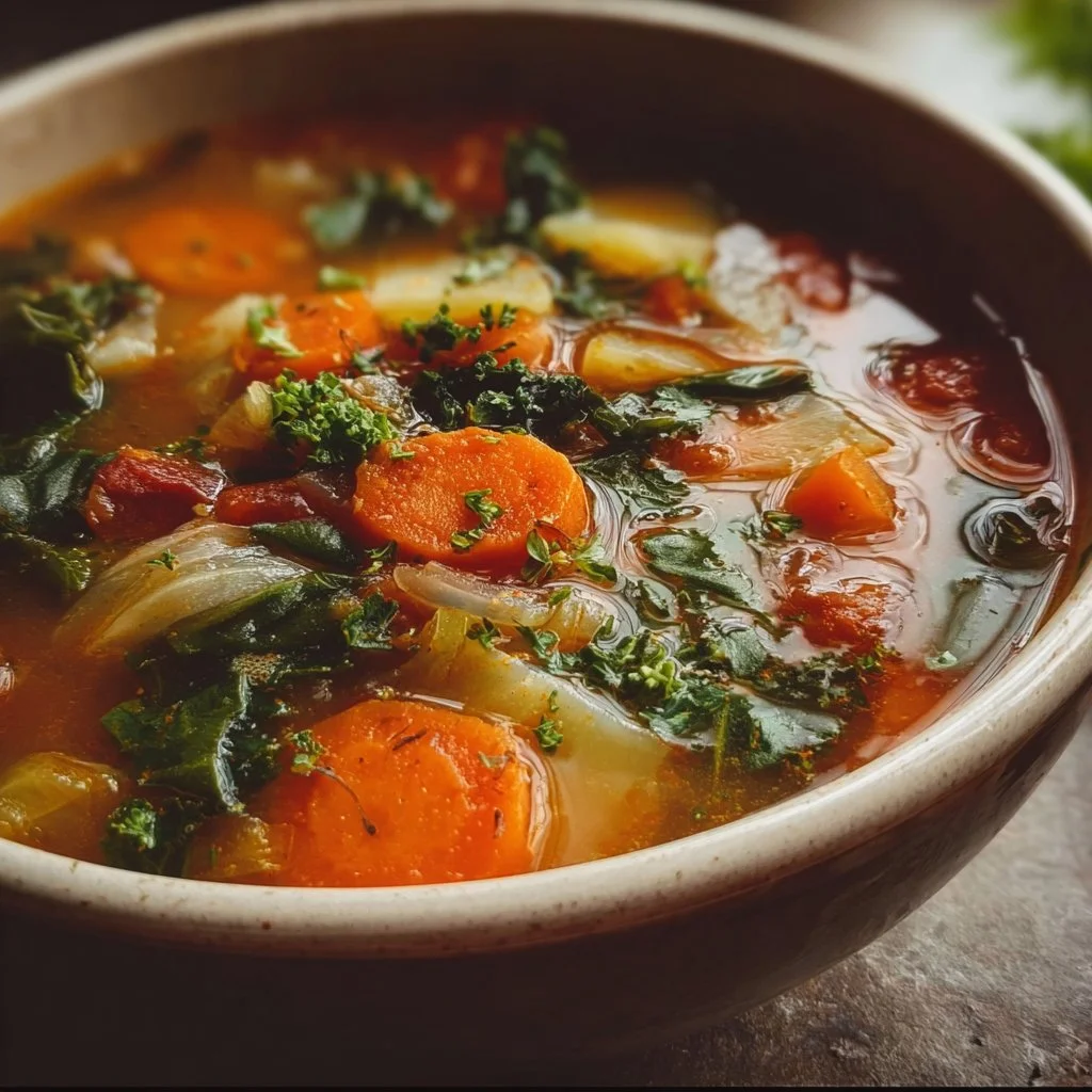 Flush The Fat Away Vegetable Soup