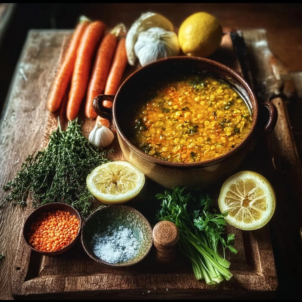 Golden Lemon Lentil Soup