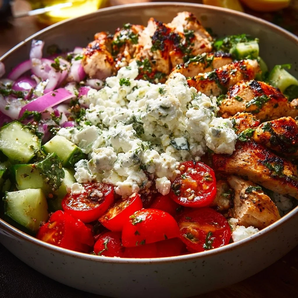 Greek Chicken Bowls