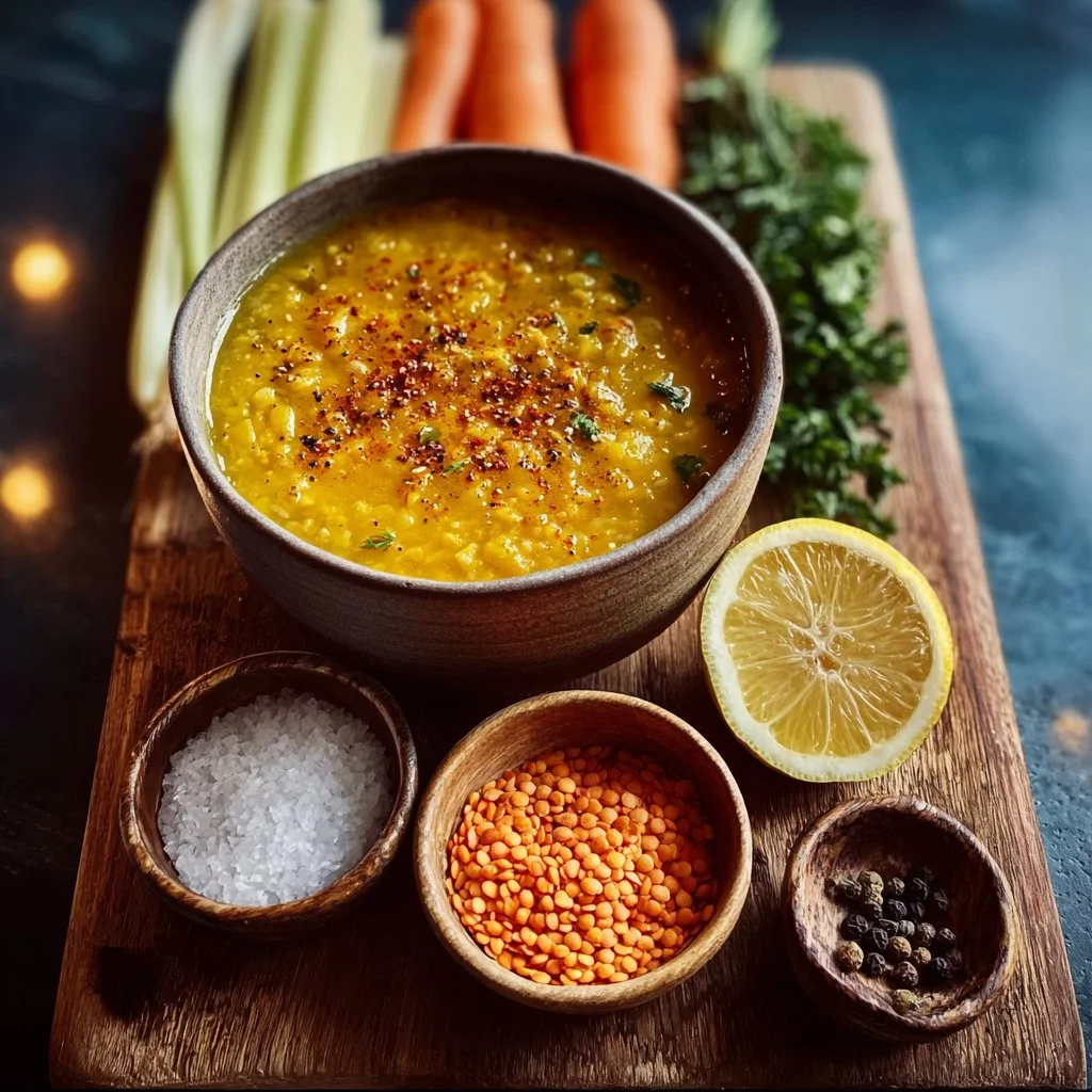 Golden Lemon Lentil Soup
