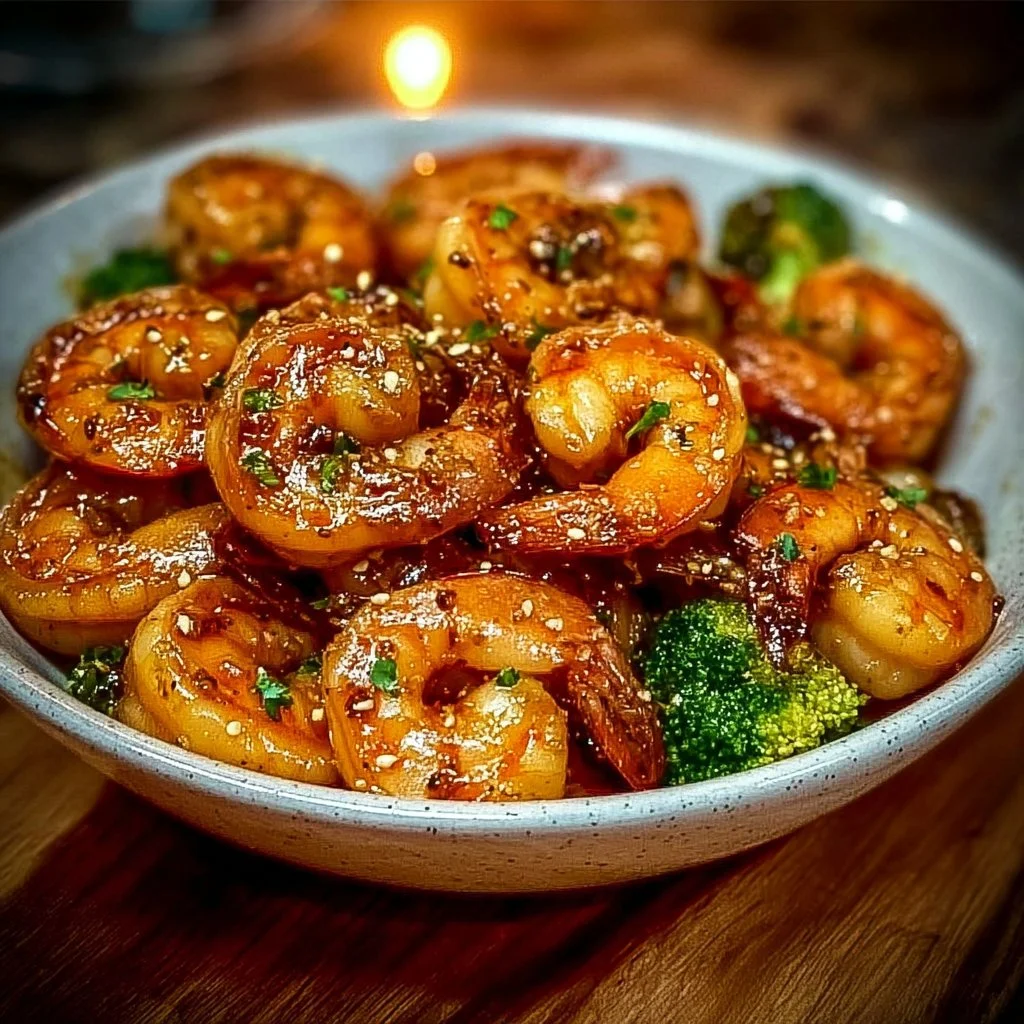 High-Protein Honey Garlic Shrimp
