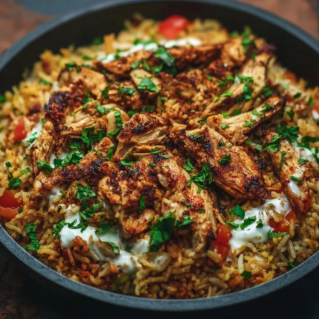 One Pot Chicken Shawarma Rice