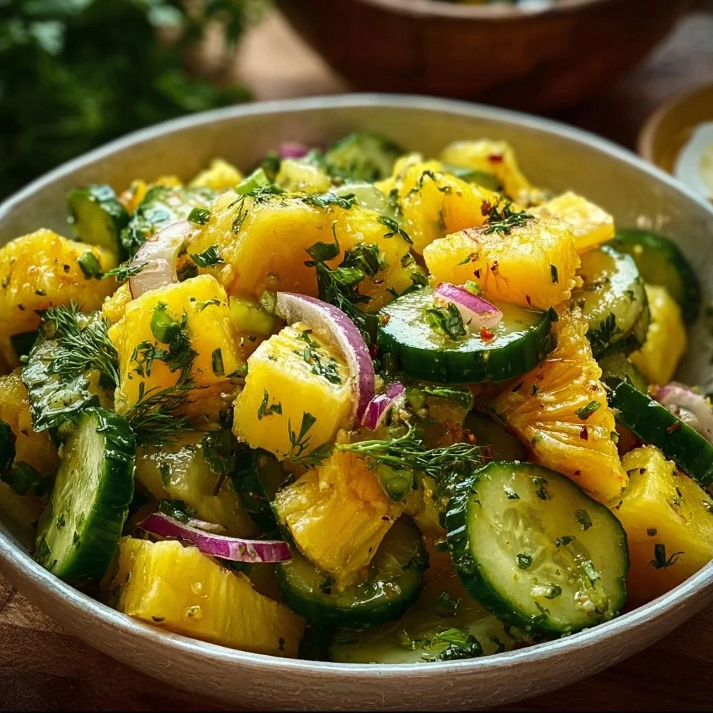 Pineapple Cucumber Salad