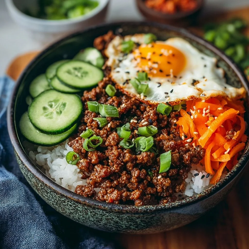 Korean Ground Beef Bowl