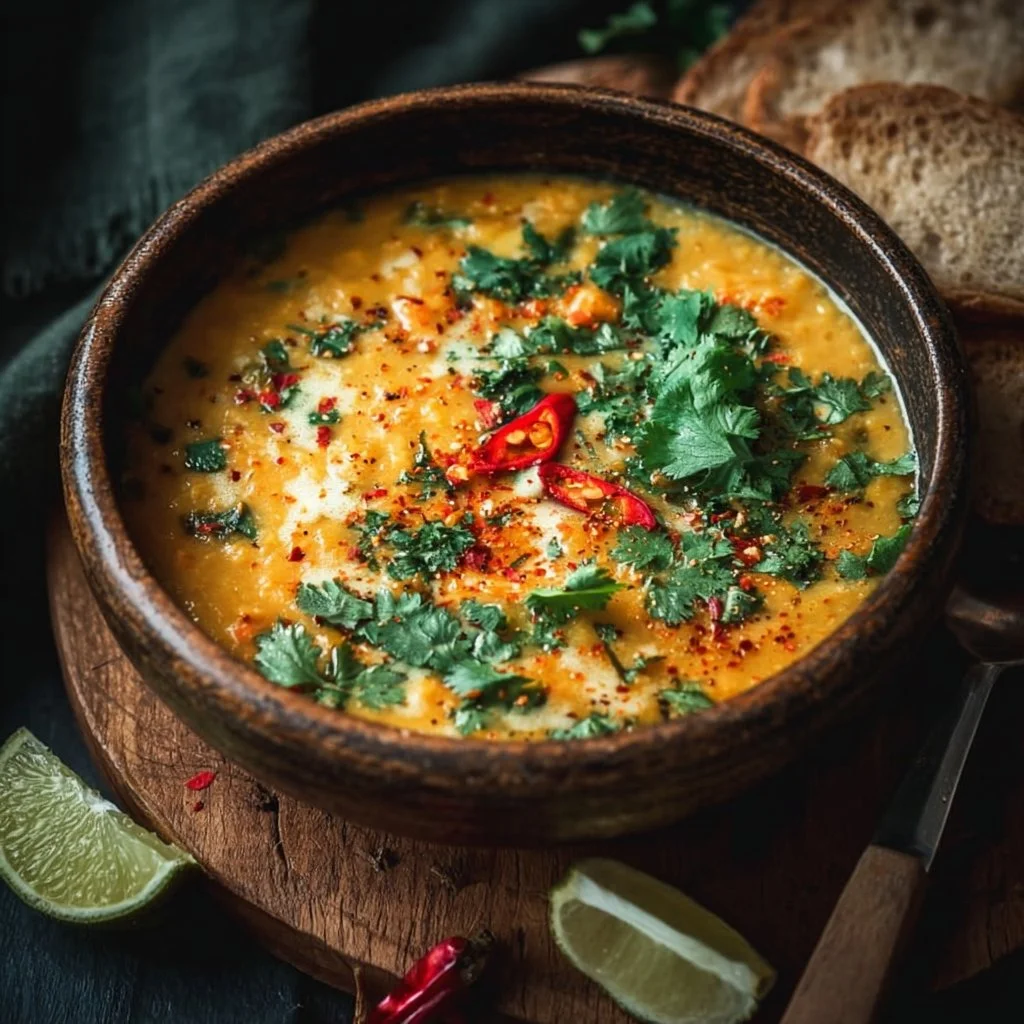 Thai Coconut Red Lentil Soup