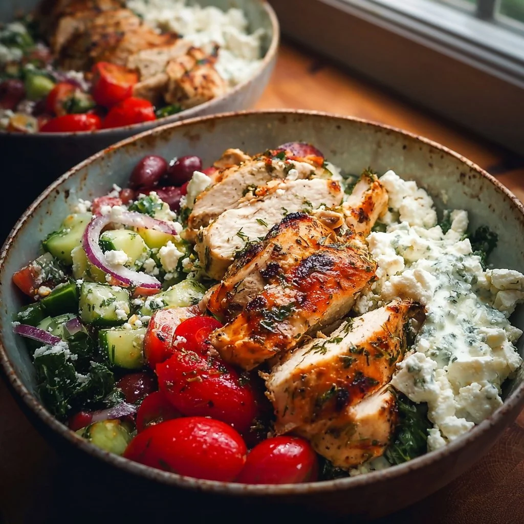 Greek Chicken Bowls