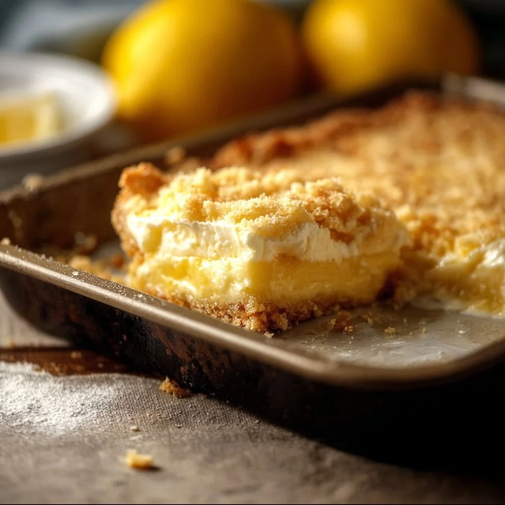 Lemon Cream Cheese Dump Cake