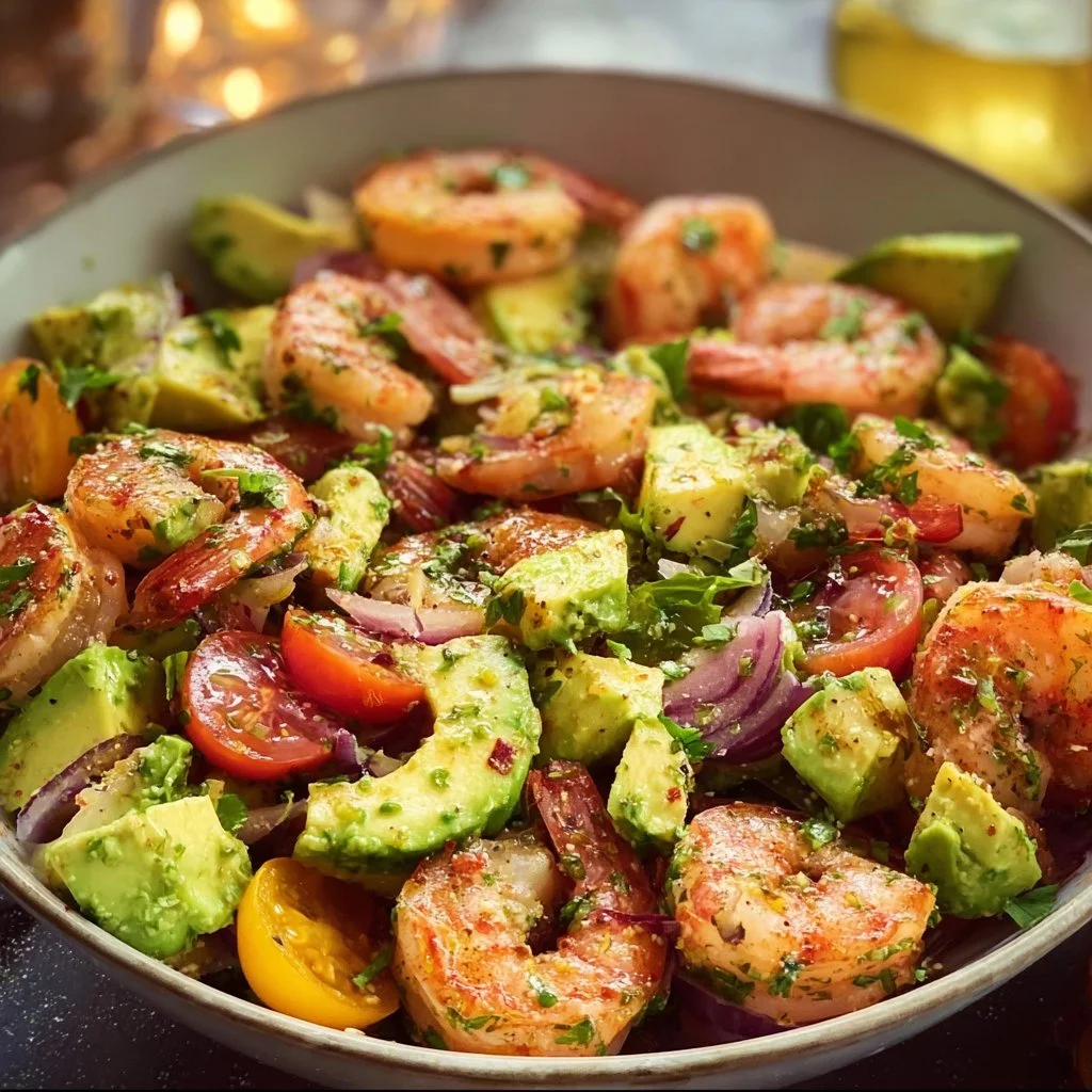 Healthy Shrimp Avocado Salad