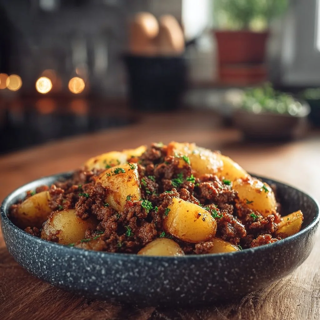 Hearty Ground Beef and Potatoes